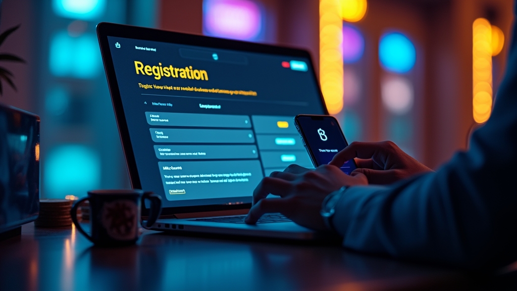 A new user filling out a signup form beside a phone verification screen
